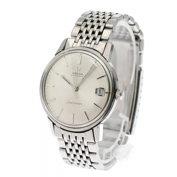 OMEGA Seamaster Date Cal.565 Silver Dial Automatic Men's Watch_873258